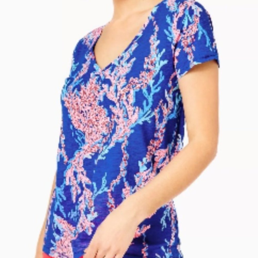 Lilly Pulitzer Etta V-Neck Top